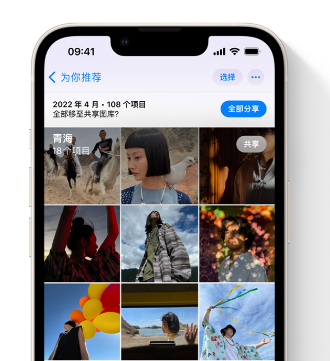 汝州苹果维修网点分享在 iPhone 上使用共享图库 