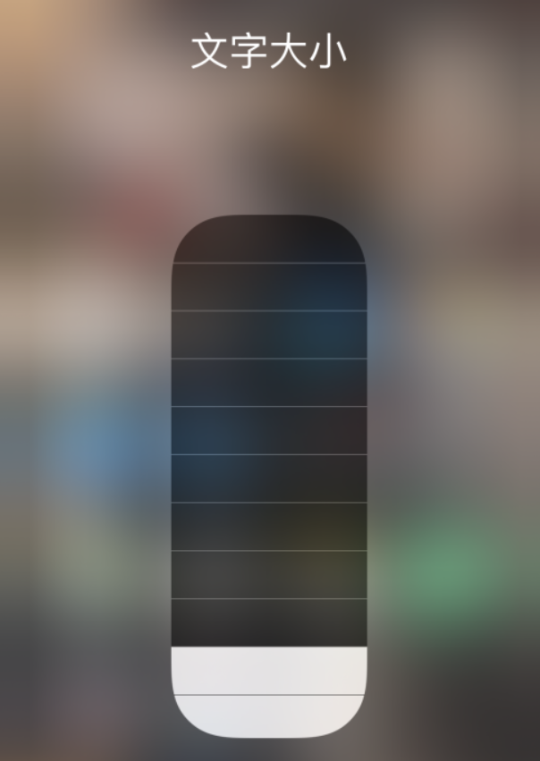 汝州苹果手机维修分享小技巧：在 iPhone 控制中心快速调节字体大小 