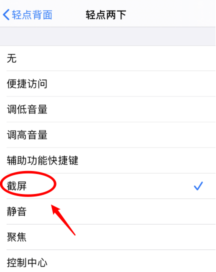 汝州苹果手机维修分享iPhone12如何启用双击截屏 